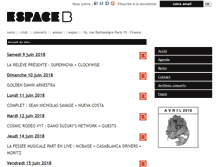 Tablet Screenshot of espaceb.net